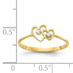 14K VS Diamond heart ring