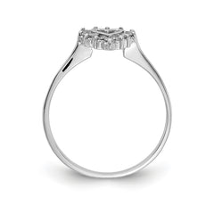 14K White Gold VS Diamond ring