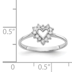 14K White Gold VS Diamond ring