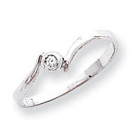 14K White Gold .03ct.Ring Mounting