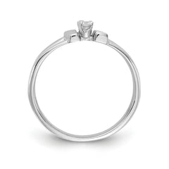 14K White Gold VS Diamond ring