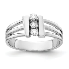 14K White Gold VS Diamond ring