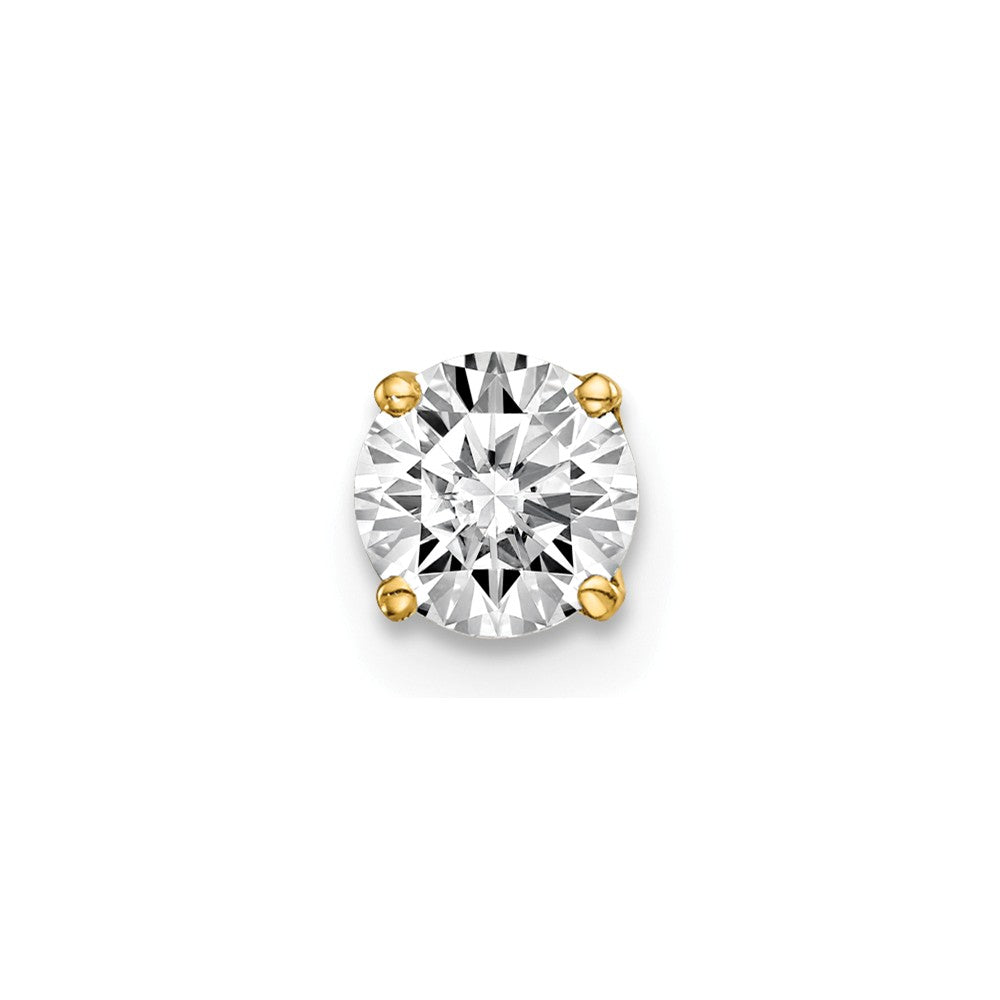 14K Single Stud Diamond Earring