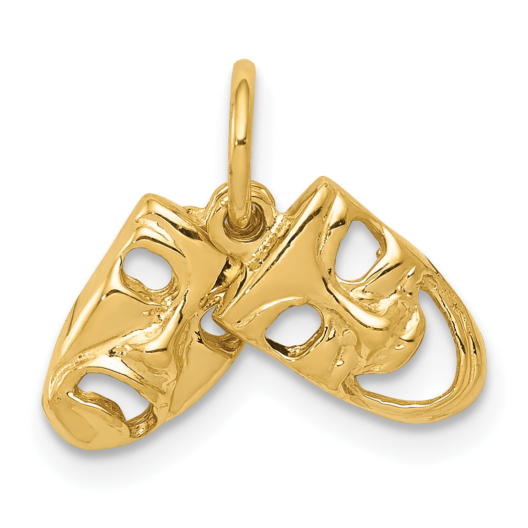 14K Comedy/Tragedy Charm