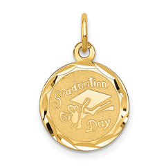 14K Graduation Cap Charm