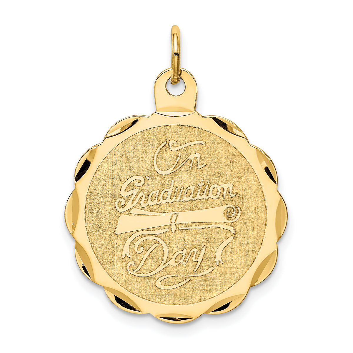 14K Graduation Day with Diploma Charm