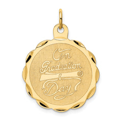 14K Graduation Day with Diploma Charm