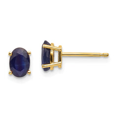 14K Sapphire Earrings September