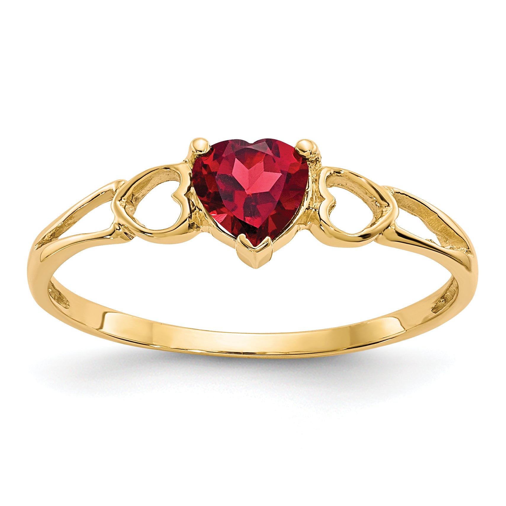 14k Garnet Birthstone Ring