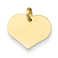 14K Heart Charm