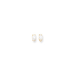 14k 8x4 Marquise Earring Mountings