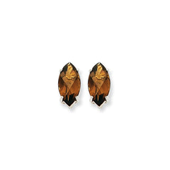 14kw Marquise 4-Prong 12 x 6mm Earring