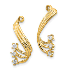 14k AA Diamond Earring Jacket