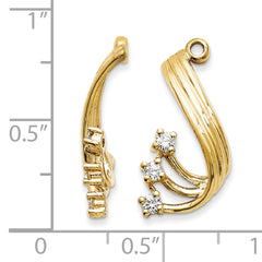 14k AA Diamond Earring Jacket