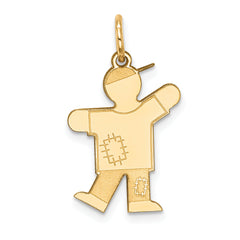 14K Kid Charm