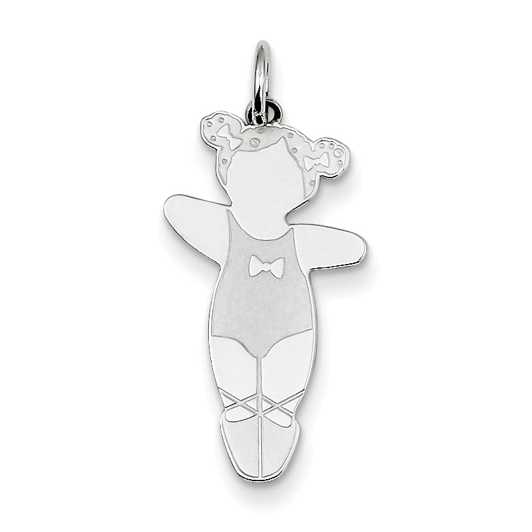 Sterling Silver Prima Ballerina Cuddle Charm