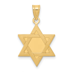 14k Star of David Pendant