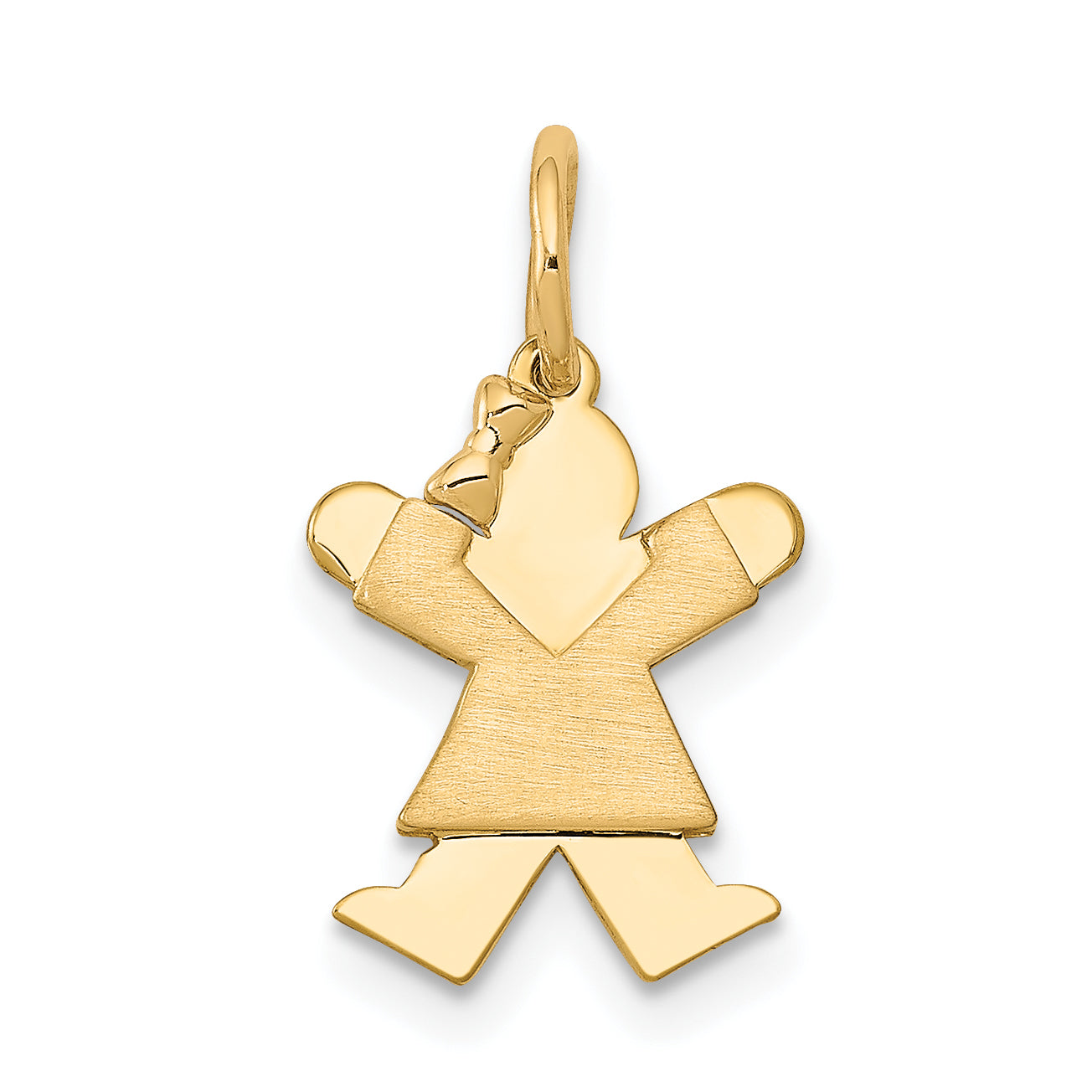 14k Mini Girl Joy Charm