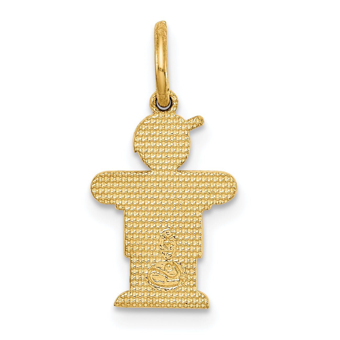 14K Mini Boy Lugs Charm