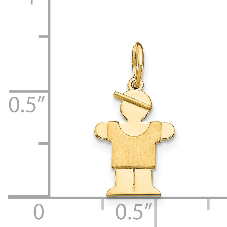 14K Mini Boy Lugs Charm