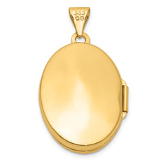 14K Scrolled Floral Locket