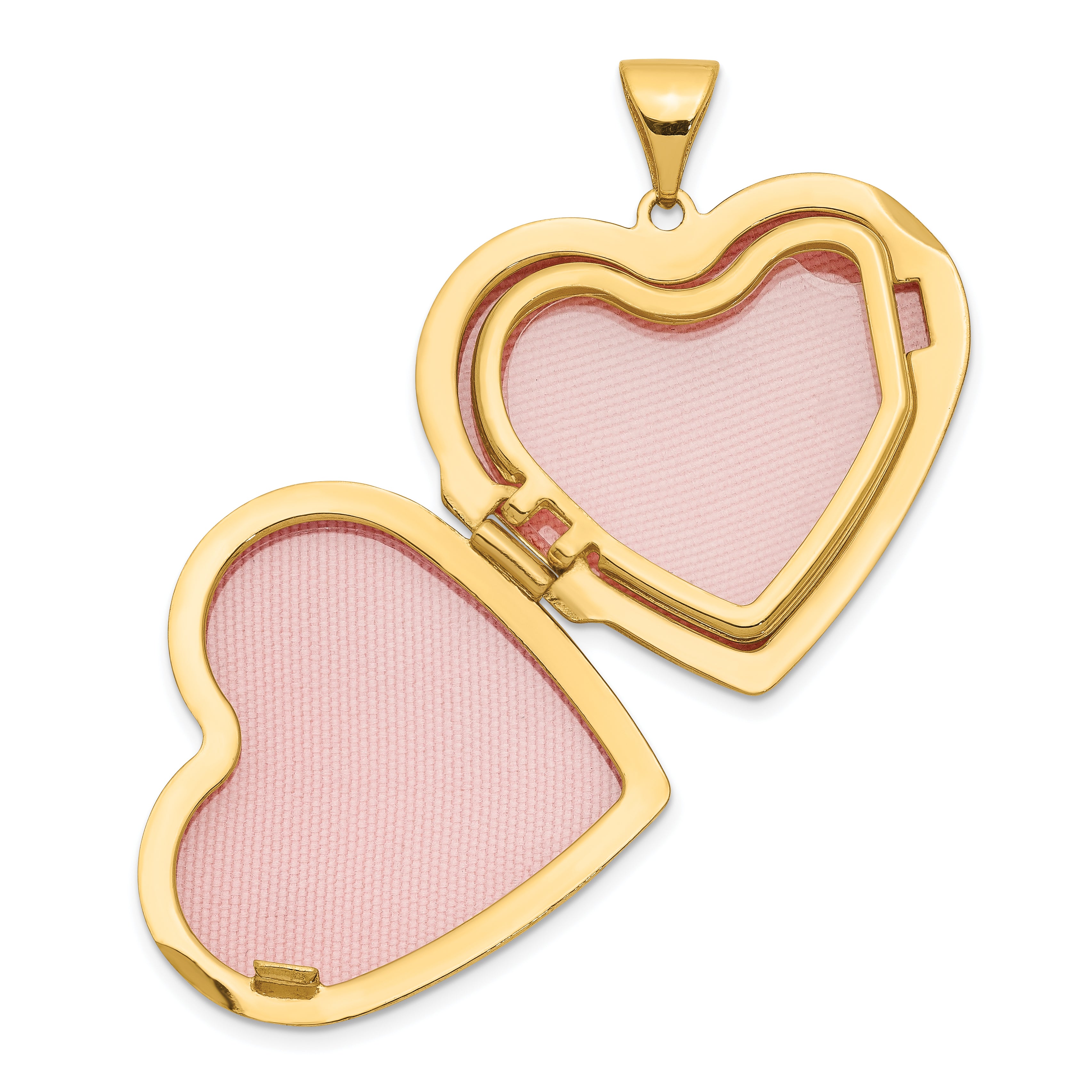 14K Diamond Floral Family Heart Locket