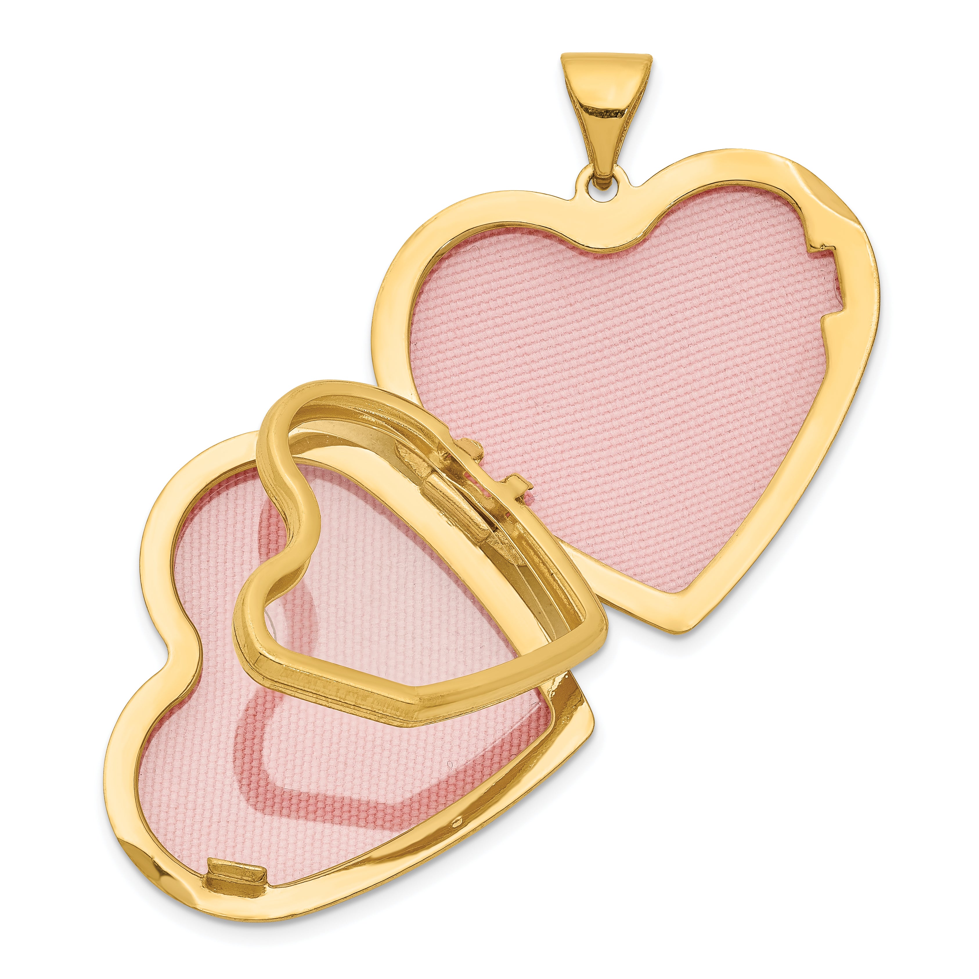 14K Diamond Floral Family Heart Locket