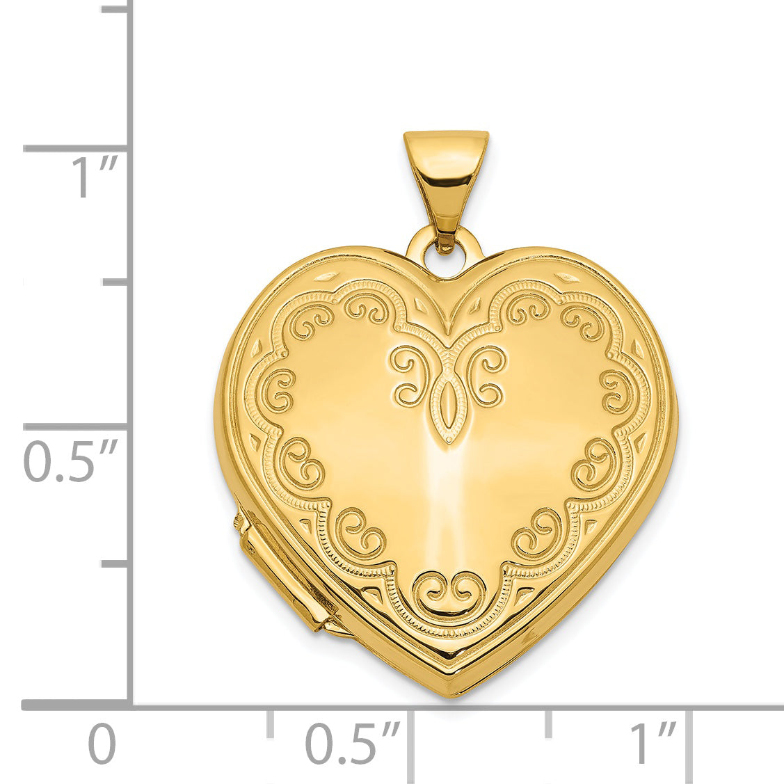 14K Heart Locket