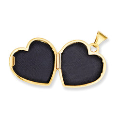 14K Plain 15mm Heart Locket