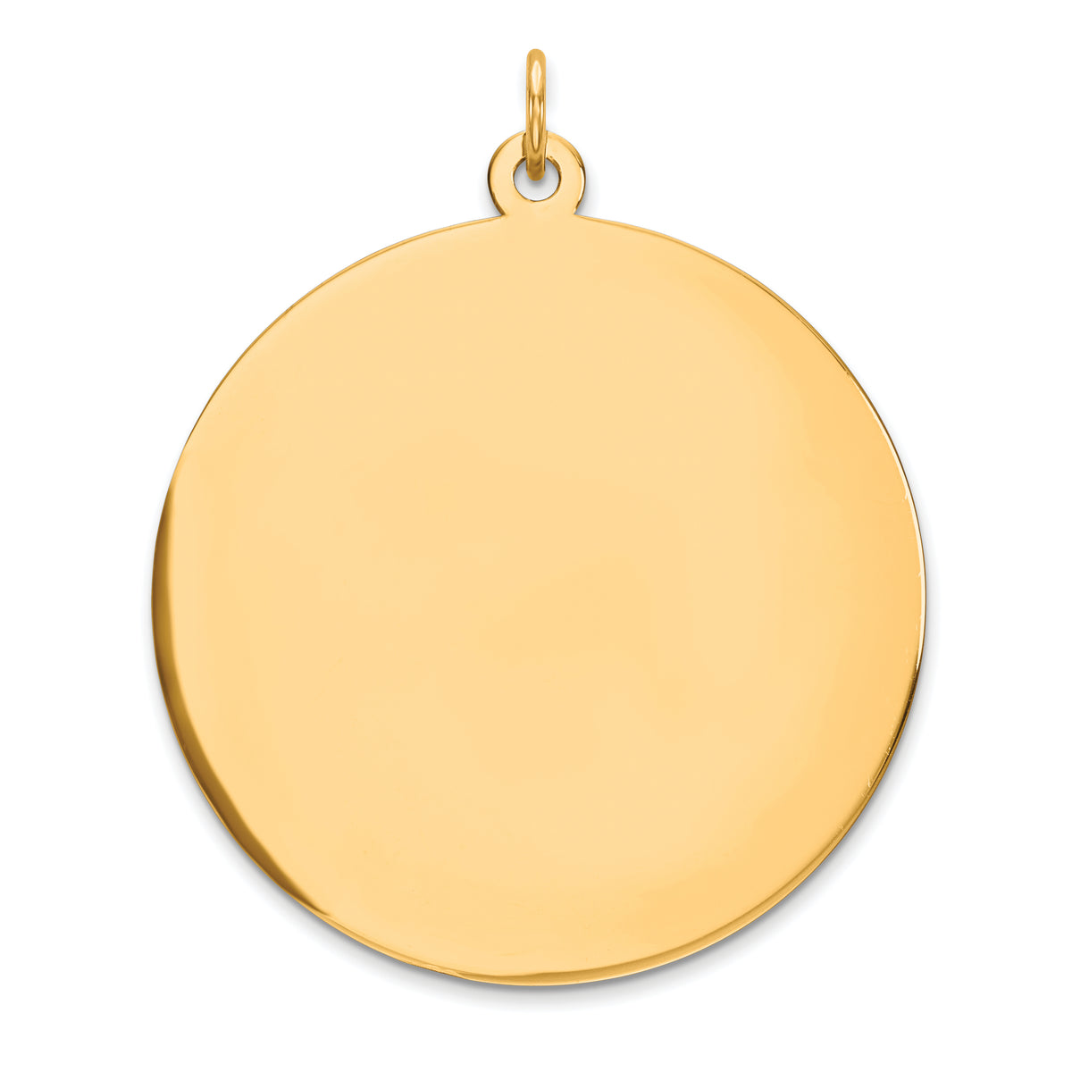 14K Round Disc Charm