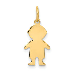 14K Boy Charm