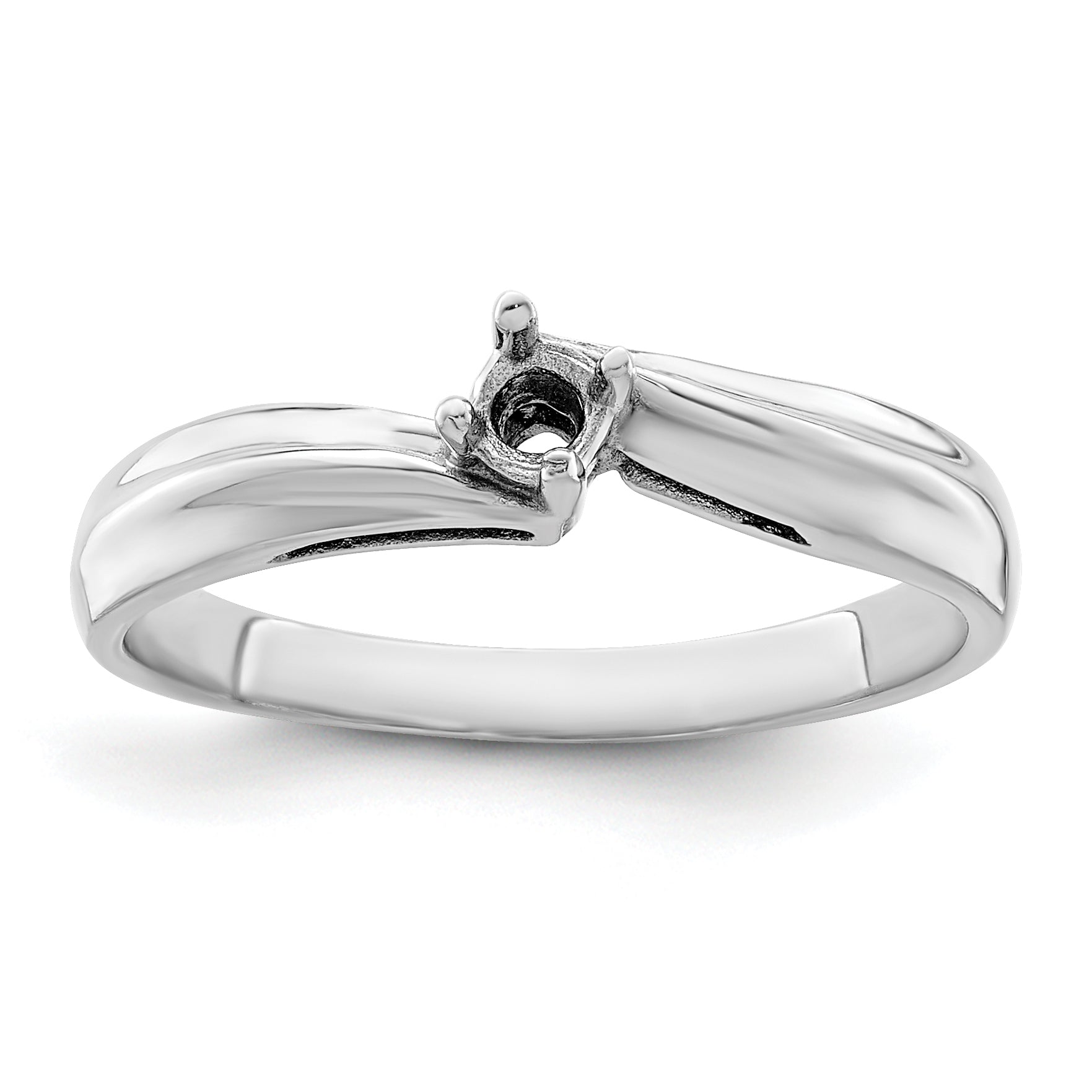 14k White Gold Genuine Family Jewelry Ring