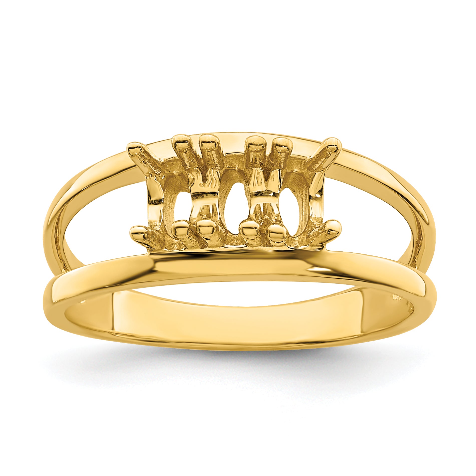 14k Genuine 3 Stone Mother's Ring