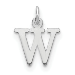 10KW Cutout Letter W Initial Charm