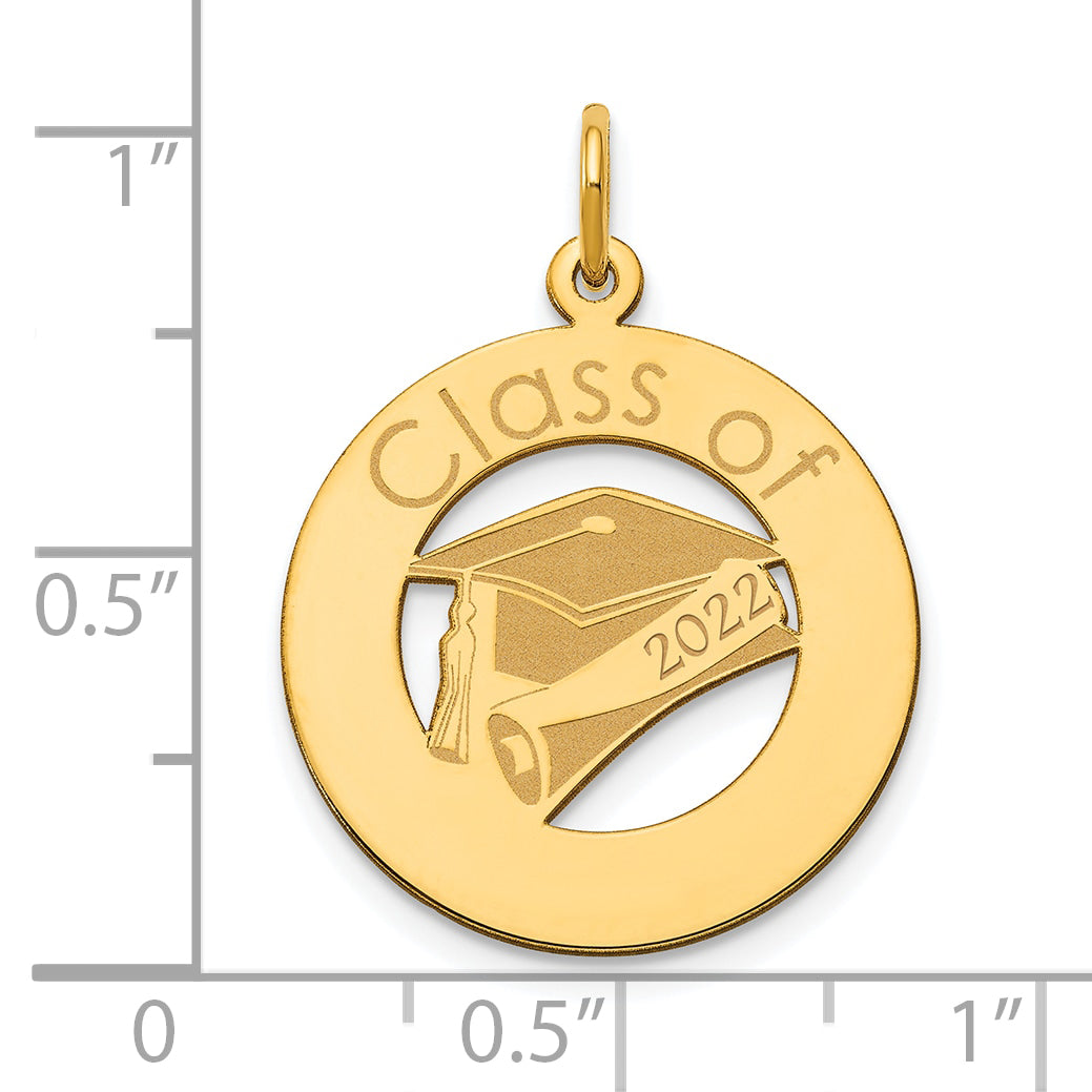 14k Personalized Graduation Charm