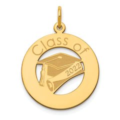 14k Personalized Graduation Charm