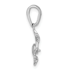 14k White Gold Pearl Pendant Mounting