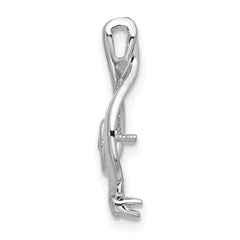 14k White Gold Pearl Pendant Mounting