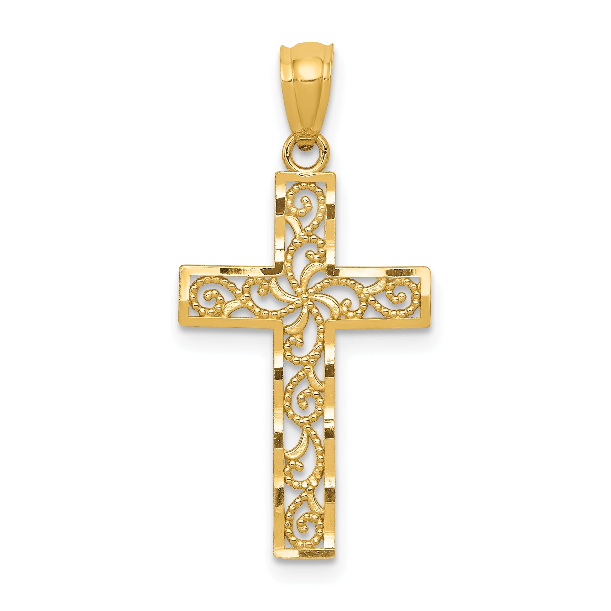 14k Cross Pendant