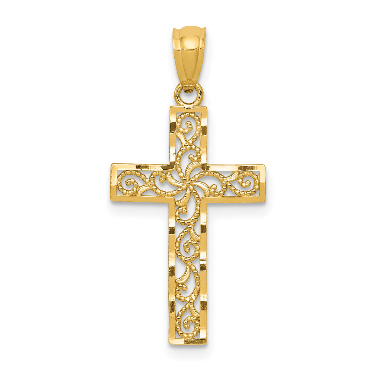 14k Cross Pendant