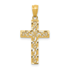 14k Cross Pendant