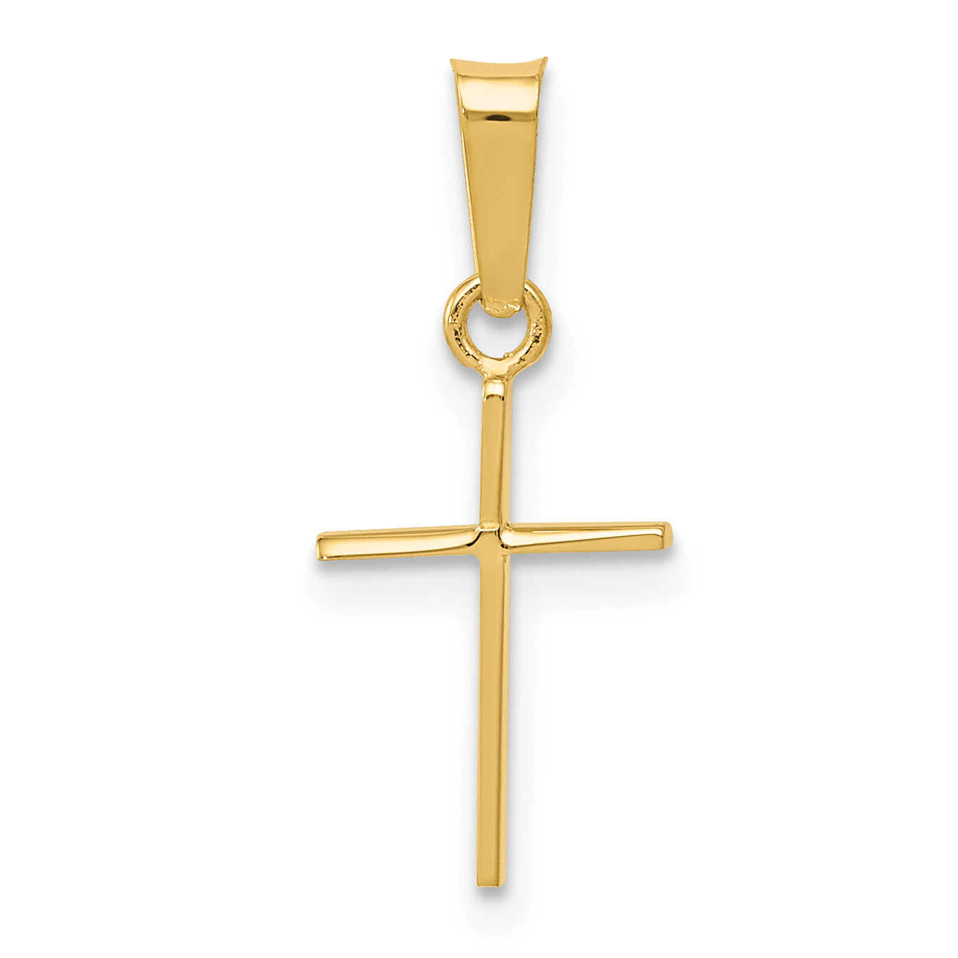 14k Polished Cross Pendant