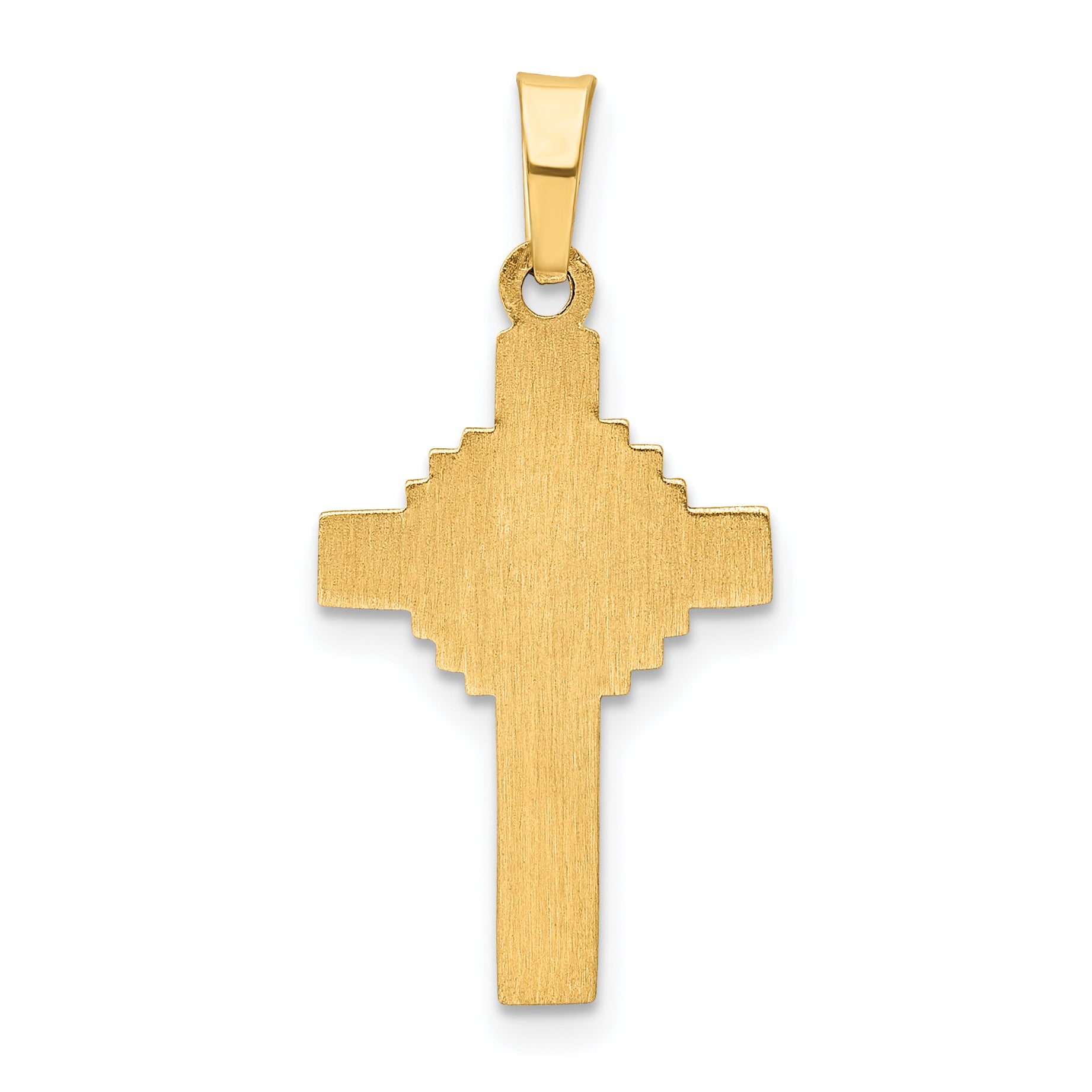 14K Polished Celtic Cross Pendant