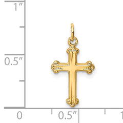 14K Cross Charm