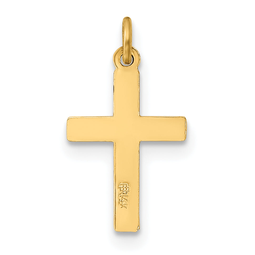 14K Small Cross Charm