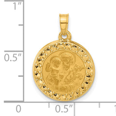 14K Hollow St. Joseph Medal