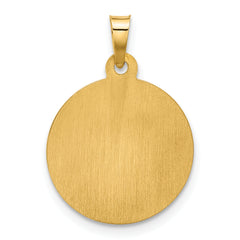 14K with White Rhodium Hollow St. Jude Thaddeus Medal