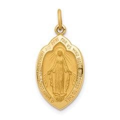 14k Miraculous Medal Charm