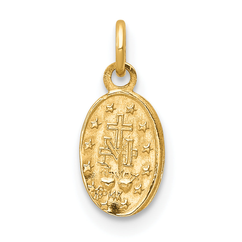 14K Miraculous Medal Charm