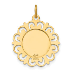 14K Saint Anne Medal Charm